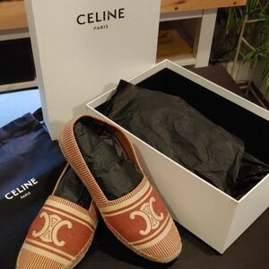 Women's Espadrille Slip-On Shoes - Tan and Cream